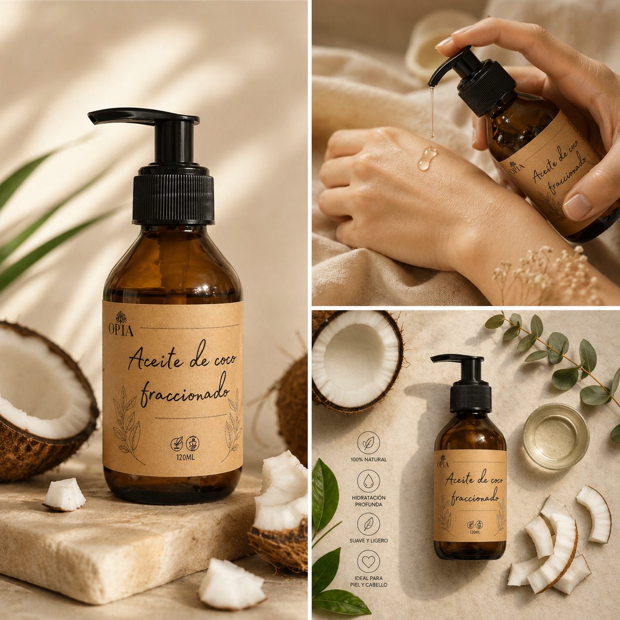 Aceite de coco fraccionado para aromaterapia - Imagen 2
