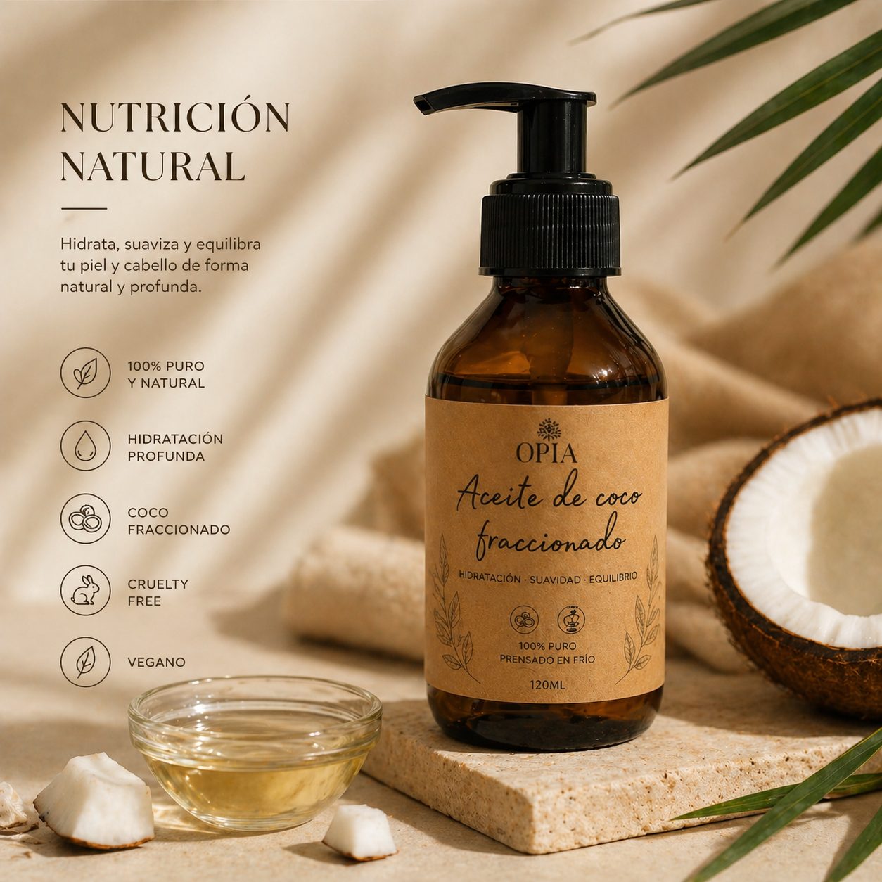 Aceite de coco fraccionado para aromaterapia - Imagen 4