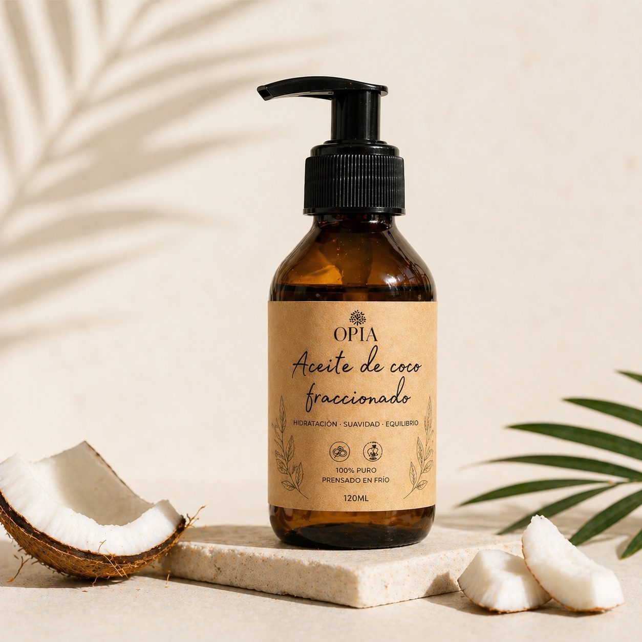 Aceite de coco fraccionado para aromaterapia